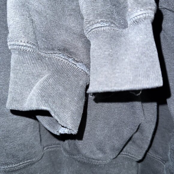 Champion Europe Sweatshirt Mens L Blue Cotton/Poly Blend Fleeced 1/4 Zip Logo - Picture 14 of 14